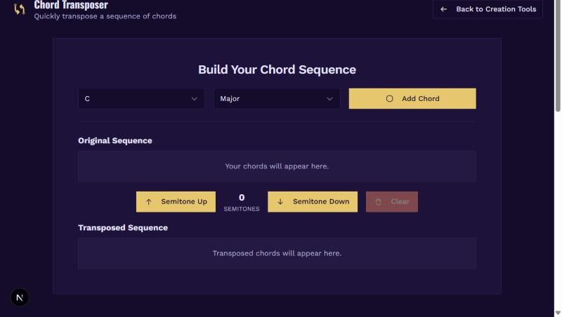 Chords - Build Sequence