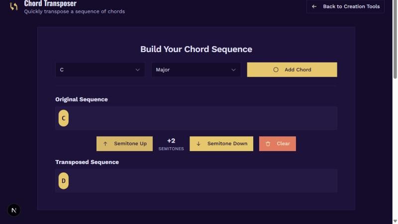 Chords - Transposed