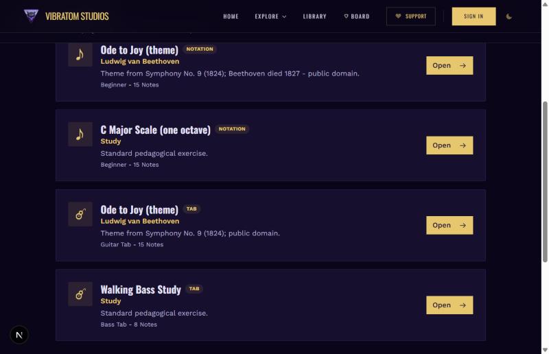 Song Library - Full Catalog